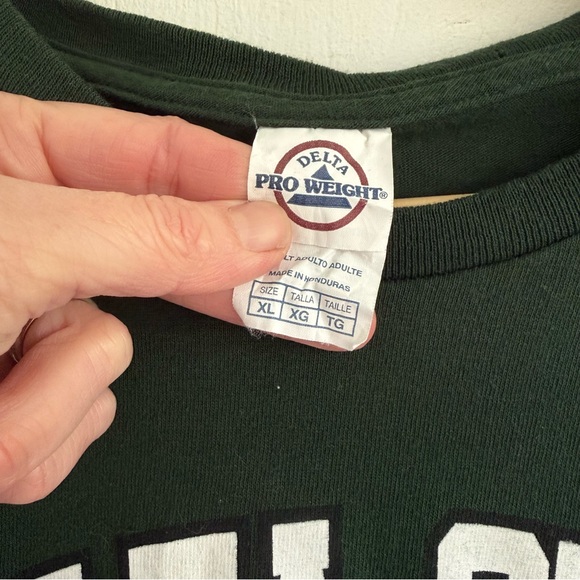 Delta State Dark Green Tee - Fear the Okra - Picture 2 of 4